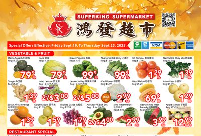 Superking Supermarket (North York) Flyer September 19 to 25