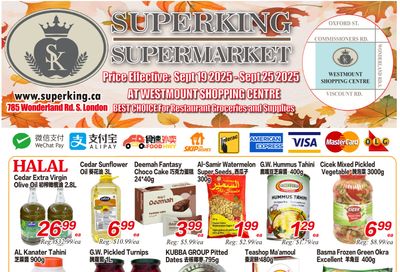 Superking Supermarket (London) Flyer September 19 to 25