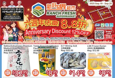 Ranch Fresh Supermarket Flyer September 19 to 25