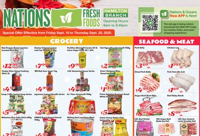 Nations Fresh Foods (Hamilton) Flyer September 19 to 25