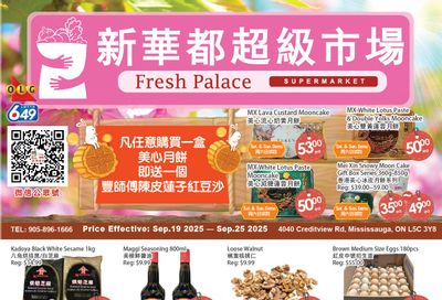 Fresh Palace Supermarket Flyer September 19 to 25