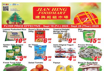 Jian Hing Foodmart (Scarborough) Flyer September 19 to 25