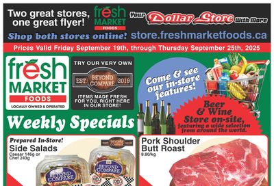 Fresh Market Foods Flyer September 19 to 25