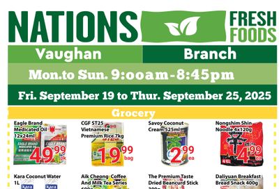 Nations Fresh Foods (Vaughan) Flyer September 19 to 25