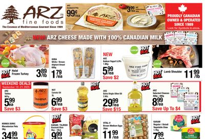 Arz Fine Foods Flyer September 19 to 25