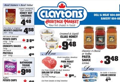 Claytons Heritage Market Flyer September 19 to 25