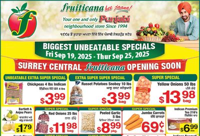 Fruiticana (Chestermere) Flyer September 19 to 25