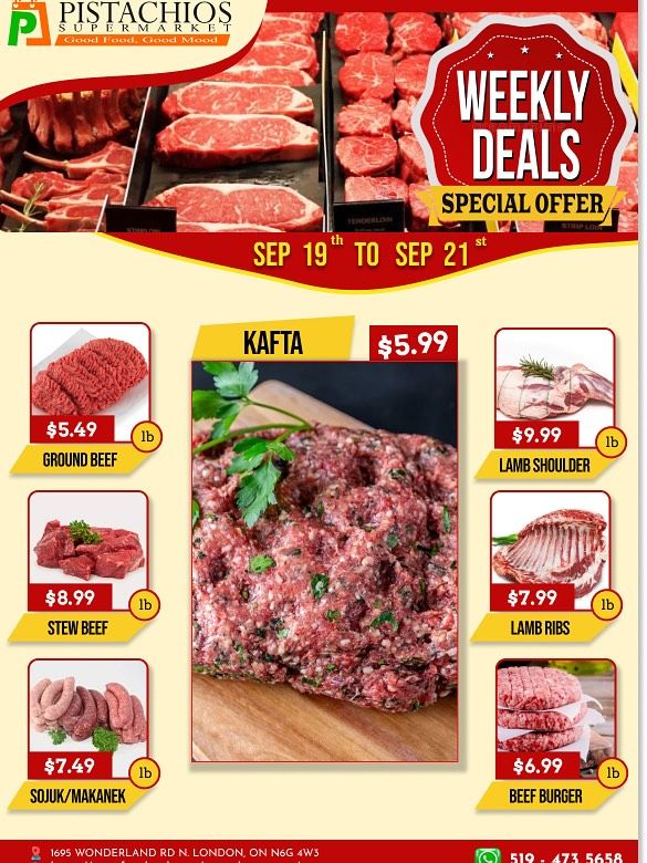 Pistachios Supermarket Flyer September 19 to 24
