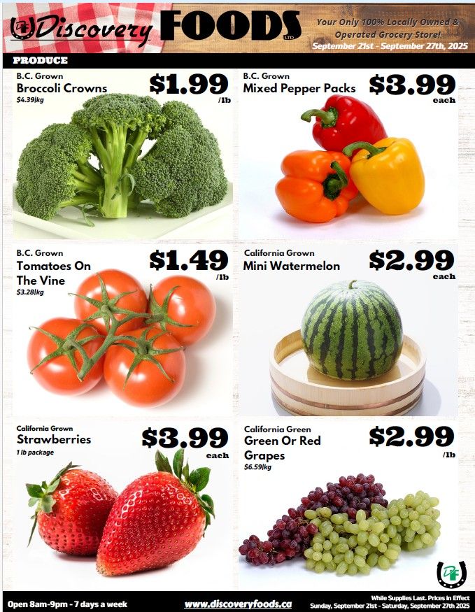 Discovery Foods Flyer September 21 to 27