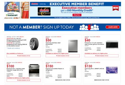 Costco (West, ON & Atlantic Canada) Warehouse Offers  September 15 to 28