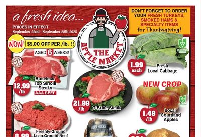 The Apple Market Flyer September 22 to 28