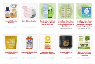 Well.ca Weekly Sales September 22 to 28