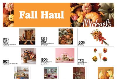 Michael's Flyer September 22 to 25