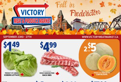 Victory Meat Market Flyer September 23 to 27