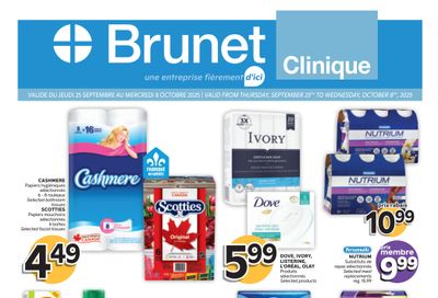 Brunet Clinique Flyer September 25 to October 8 Brunet Clinique Flyer September 25 to October 8