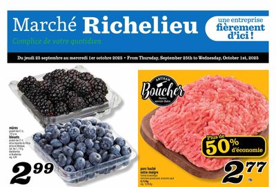 Marche Richelieu Flyer September 25 to October 1