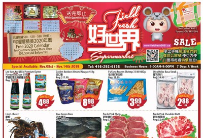 Field Fresh Supermarket Flyer November 8 to 14