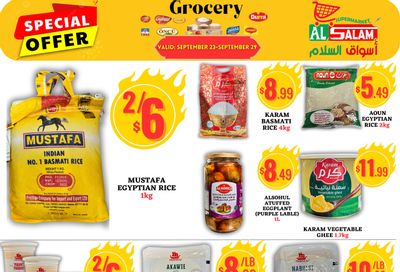 Al-Salam Supermarket Flyer September 23 to 29