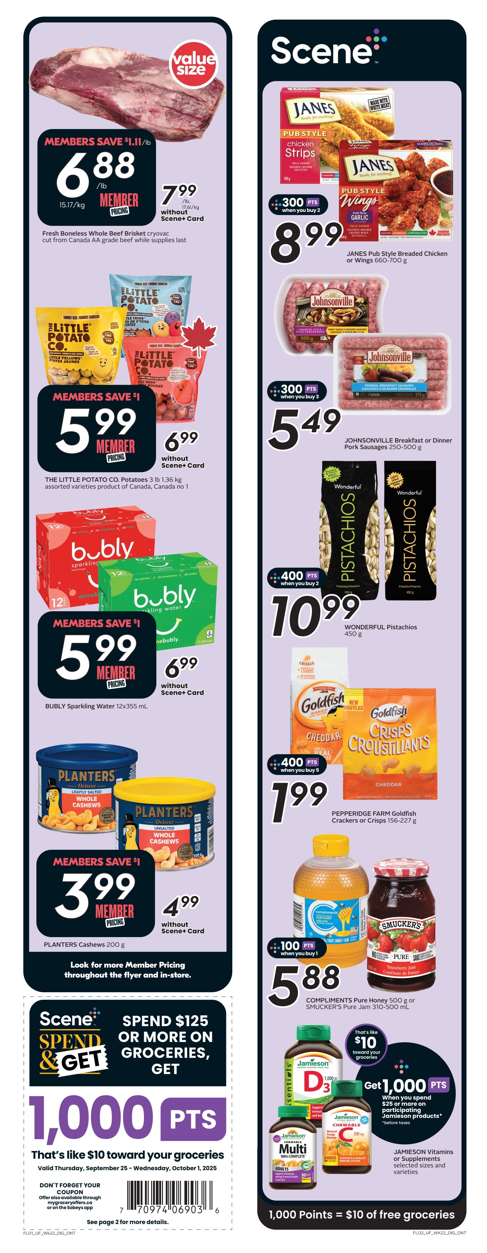 Sobeys Urban Fresh Flyer September 25 to October 1
