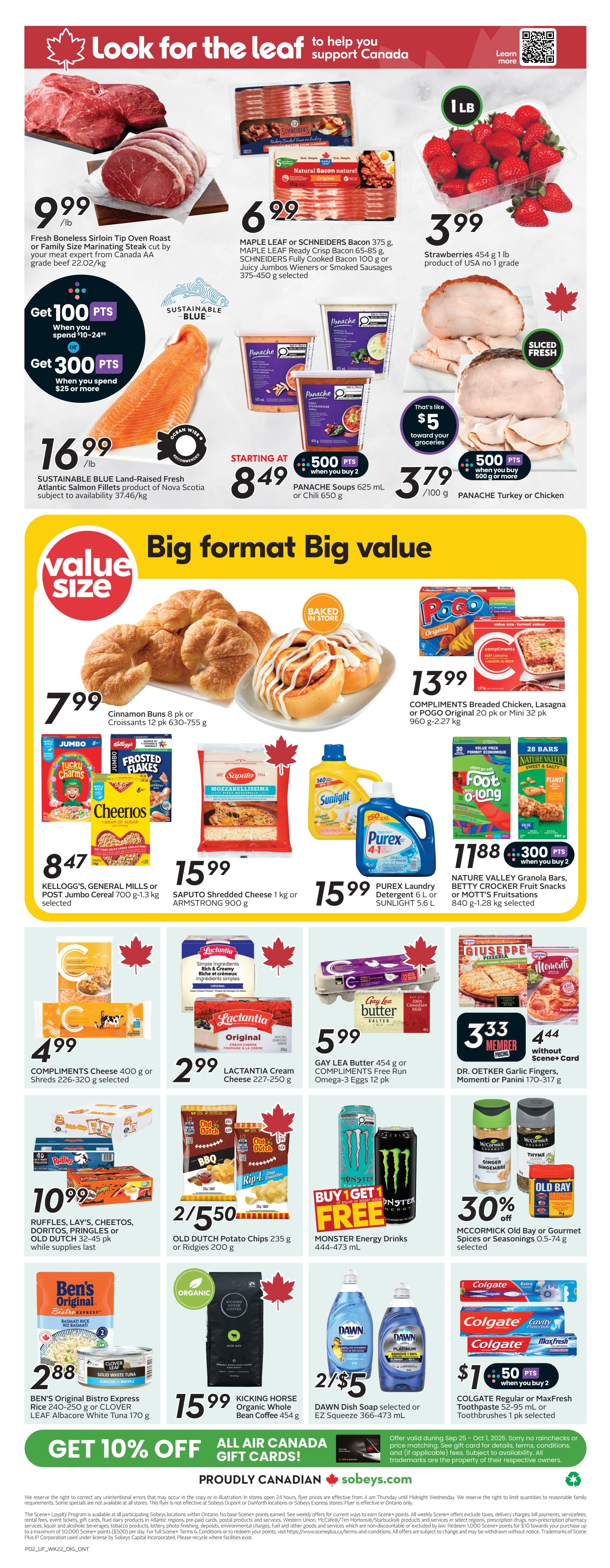 Sobeys Urban Fresh Flyer September 25 to October 1