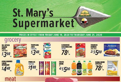 St. Mary's Supermarket Flyer June 19 to 25