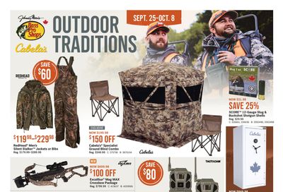 Cabela's Flyer September 25 to October 8