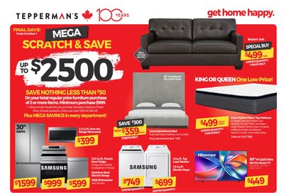 Tepperman's Flyer September 25 to October 1