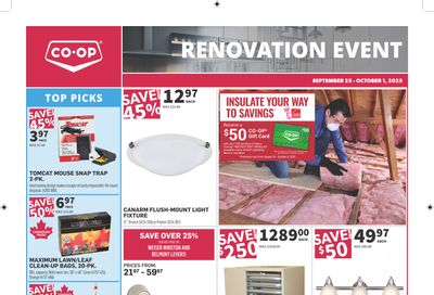 Co-op (West) Home Centre Flyer September 25 to October 1 Co-op (West) Home Centre Flyer September 25 to October 1