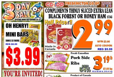 Fredericton Co-op Flyer September 25 to October 1
