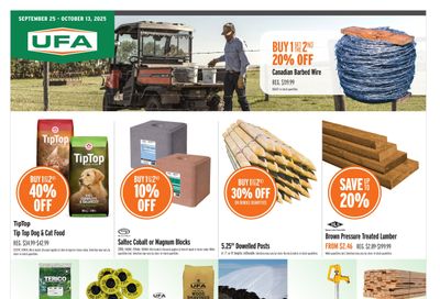 UFA Co-operative Limited Flyer September 25 to October 13