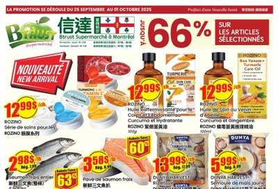 Btrust Supermarket (Montreal) Flyer September 25 to October 1