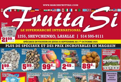 Frutta Si Flyer September 25 to October 1