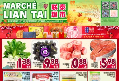 Marche Lian Tai Flyer September 25 to October 1