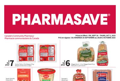 Pharmasave (NB) Flyer September 26 to October 2
