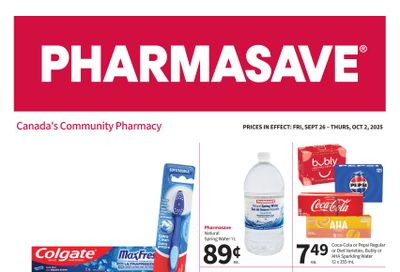 Pharmasave (ON) Flyer September 26 to October 2