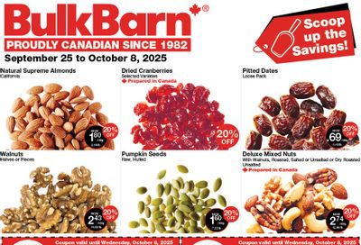 Bulk Barn Flyer September 25 to October 8 Bulk Barn Flyer September 25 to October 8