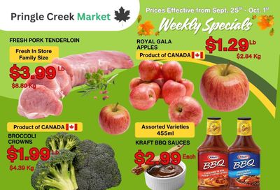 Pringle Creek Market Flyer September 25 to October 1