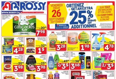 Rossy Flyer September 25 to October 1