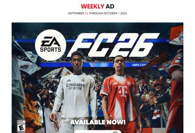 EB Games Flyer September 25 to October 1