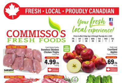 Commisso's Fresh Foods Flyer September 26 to October 2