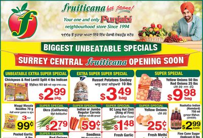 Fruiticana (Greater Vancouver) Flyer September 25 to October 1