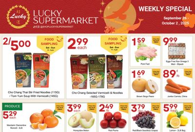 Lucky Supermarket (Winnipeg) Flyer September 26 to October 2