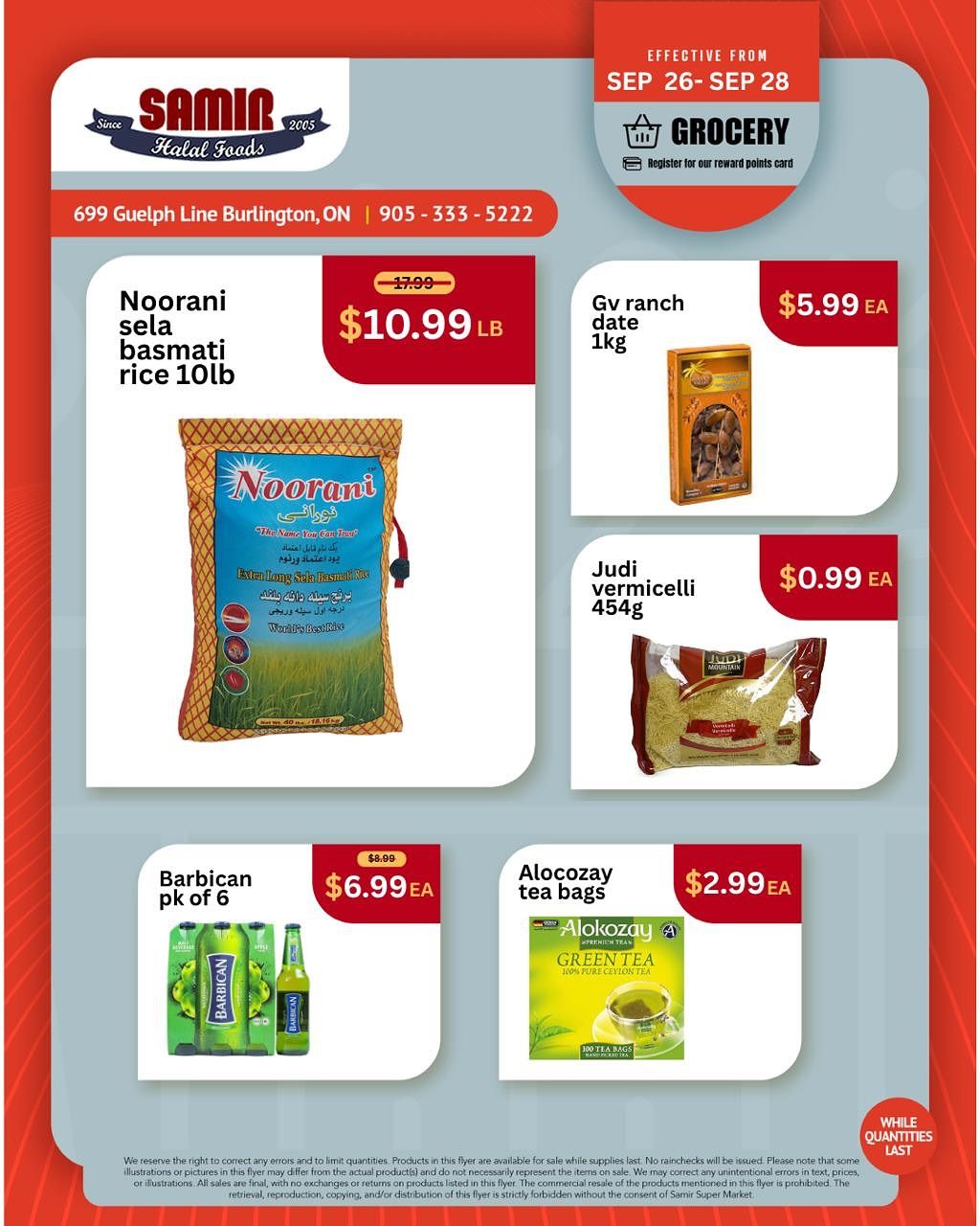 Samir Supermarket Flyer September 26 to 28
