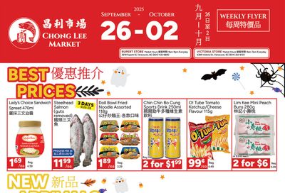 Chong Lee Market Flyer September 26 to October 2
