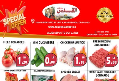 Al-Quds Supermarket Flyer September 26 to October 2