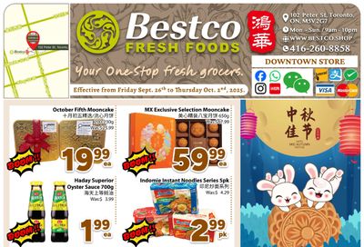 BestCo Food Mart (Downtown Toronto) Flyer September 26 to October 2