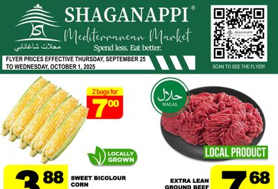 Shaganappi Mediterranean Market Flyer September 25 to October 1