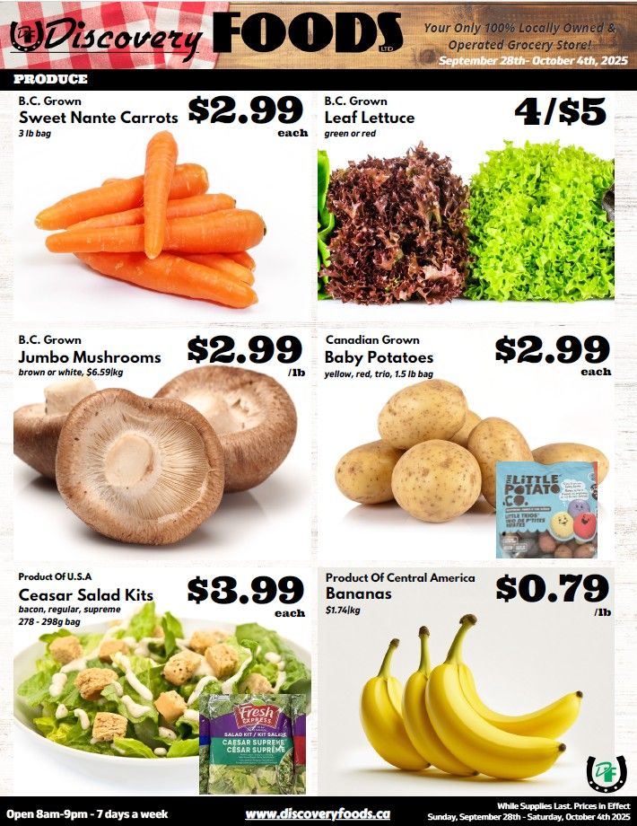 Discovery Foods Flyer September 28 to October 4