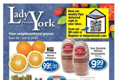 Lady York Foods Flyer September 29 to October 5