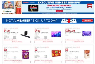 Costco (West, ON & Atlantic Canada) Warehouse Offers  September 29 to October 26